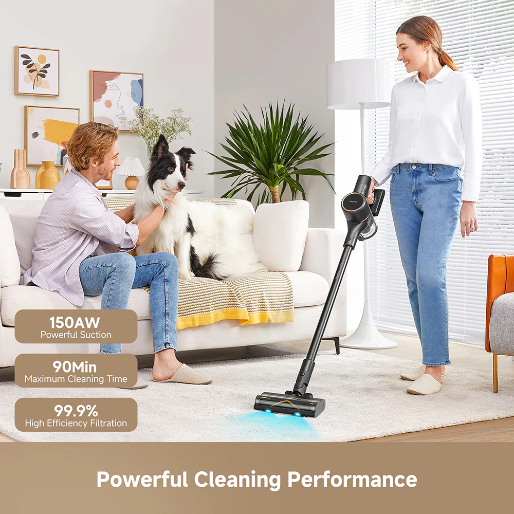 Dreame CleanX W15 Cordless Stick Vacuum, 150AW Strong Suction - Image 2