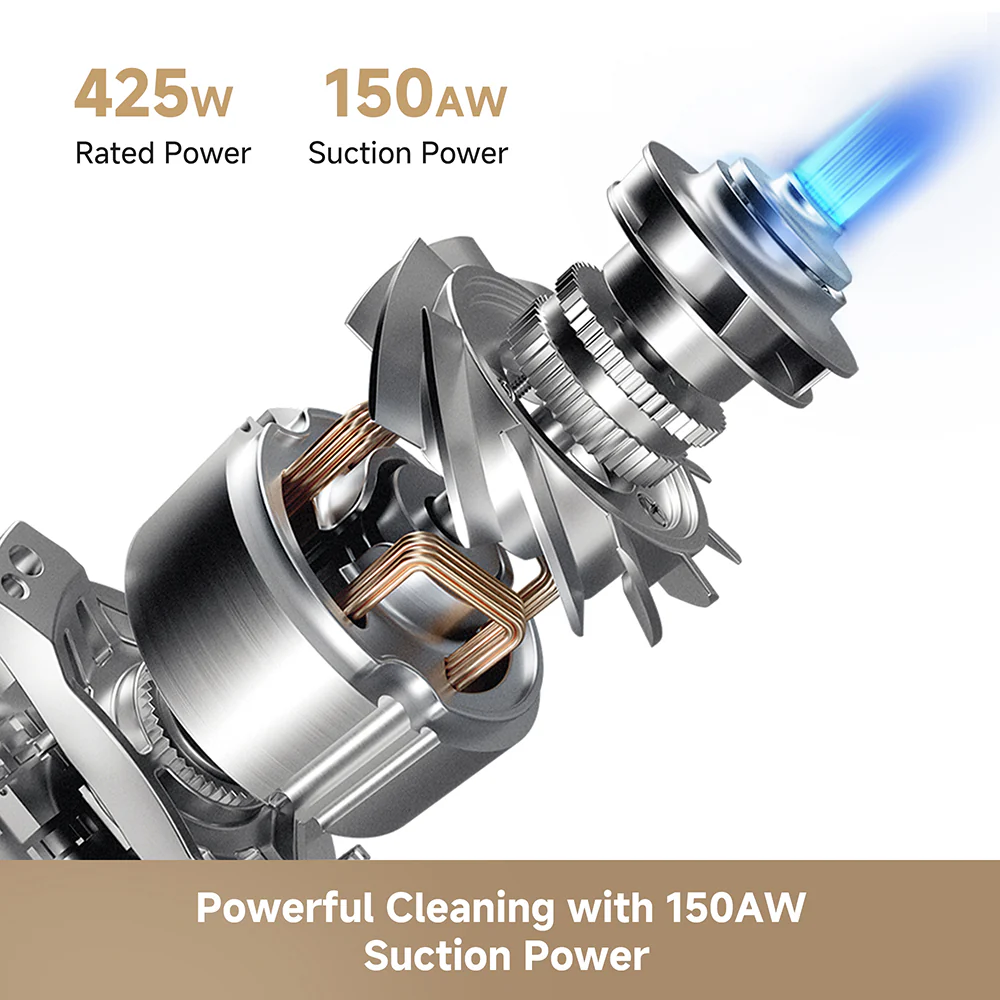 Dreame CleanX W15 Cordless Stick Vacuum, 150AW Strong Suction - Image 4