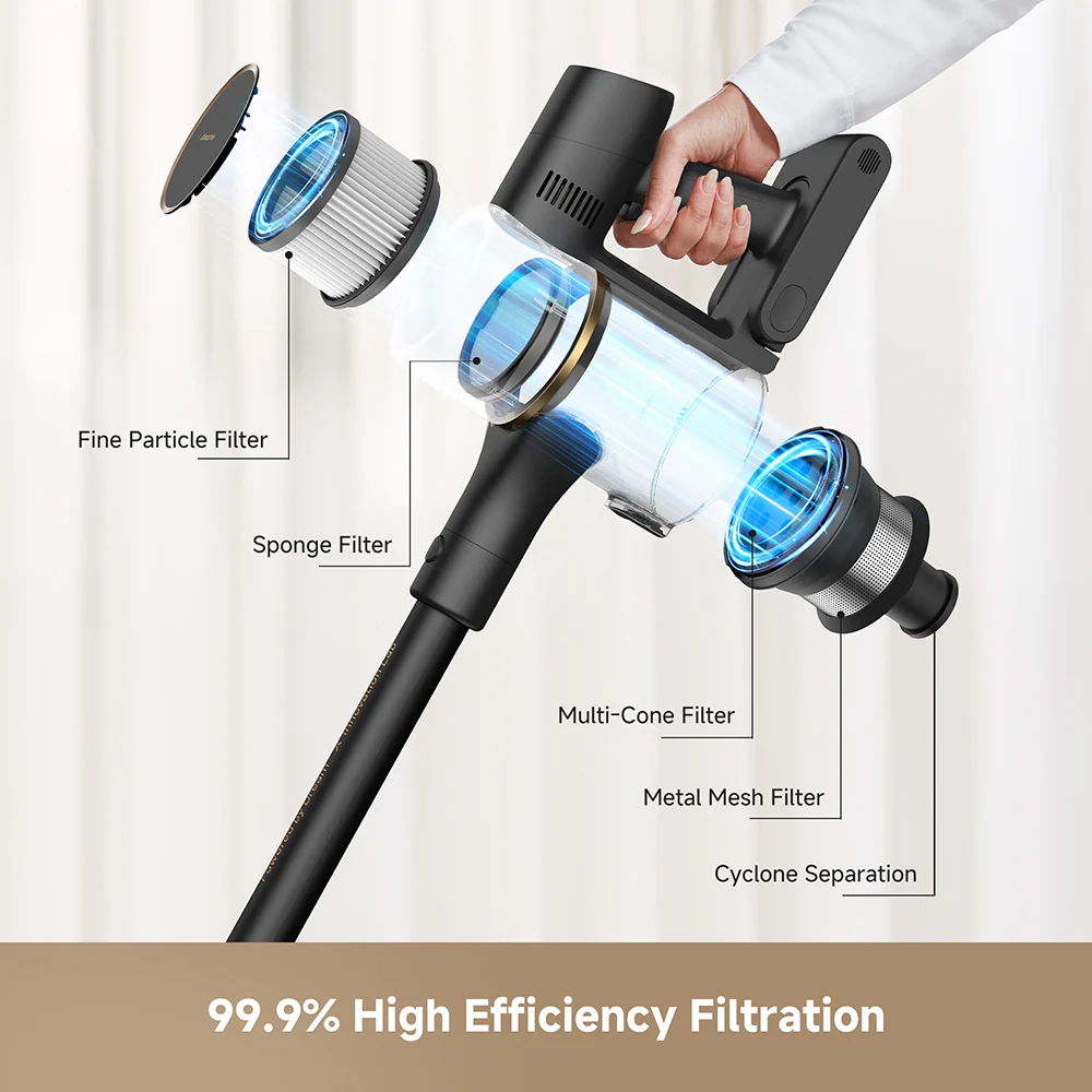 Dreame CleanX W15 Cordless Stick Vacuum, 150AW Strong Suction - Image 8