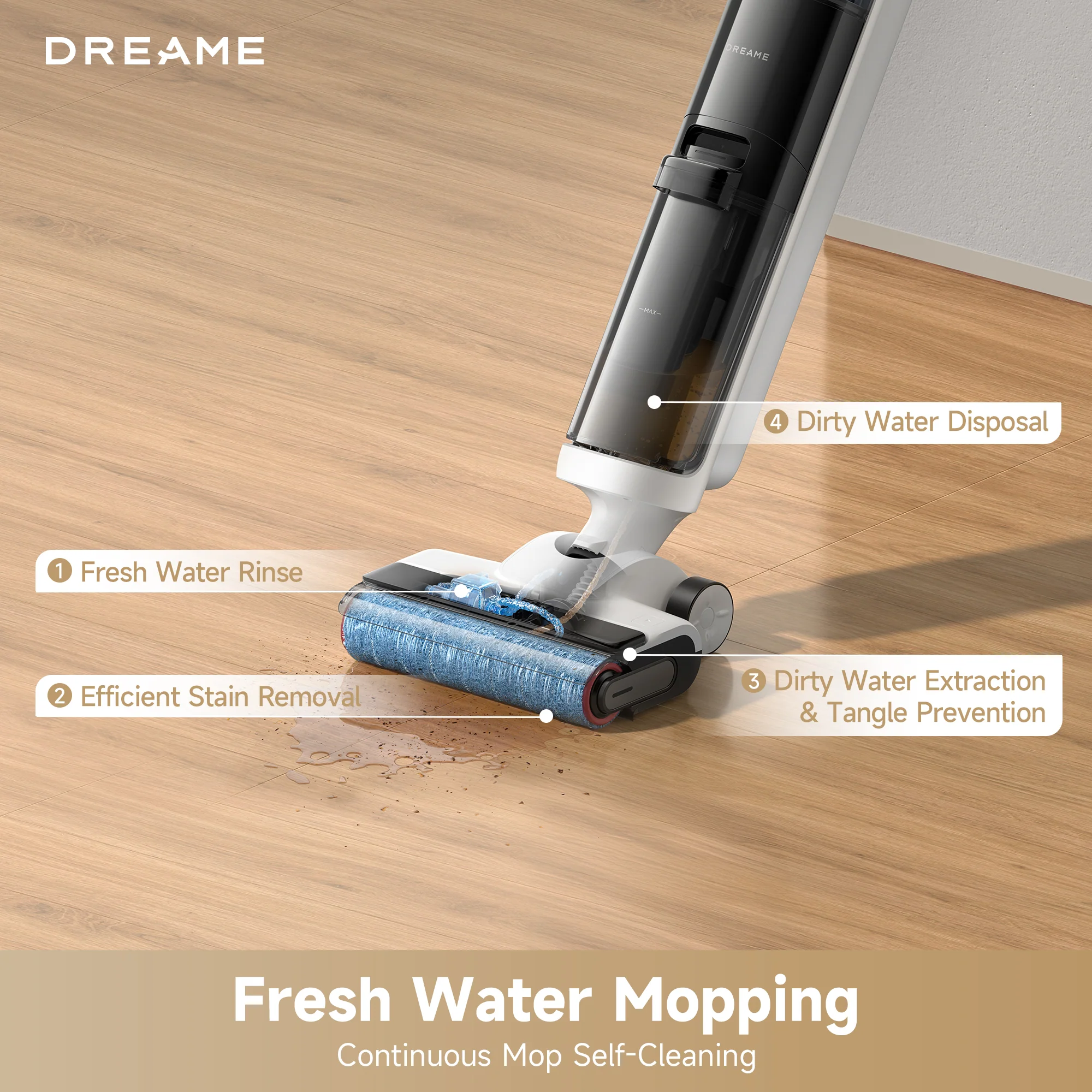 Dreame FloorX 300 Wet Dry Vacuum Cleaner - Image 3