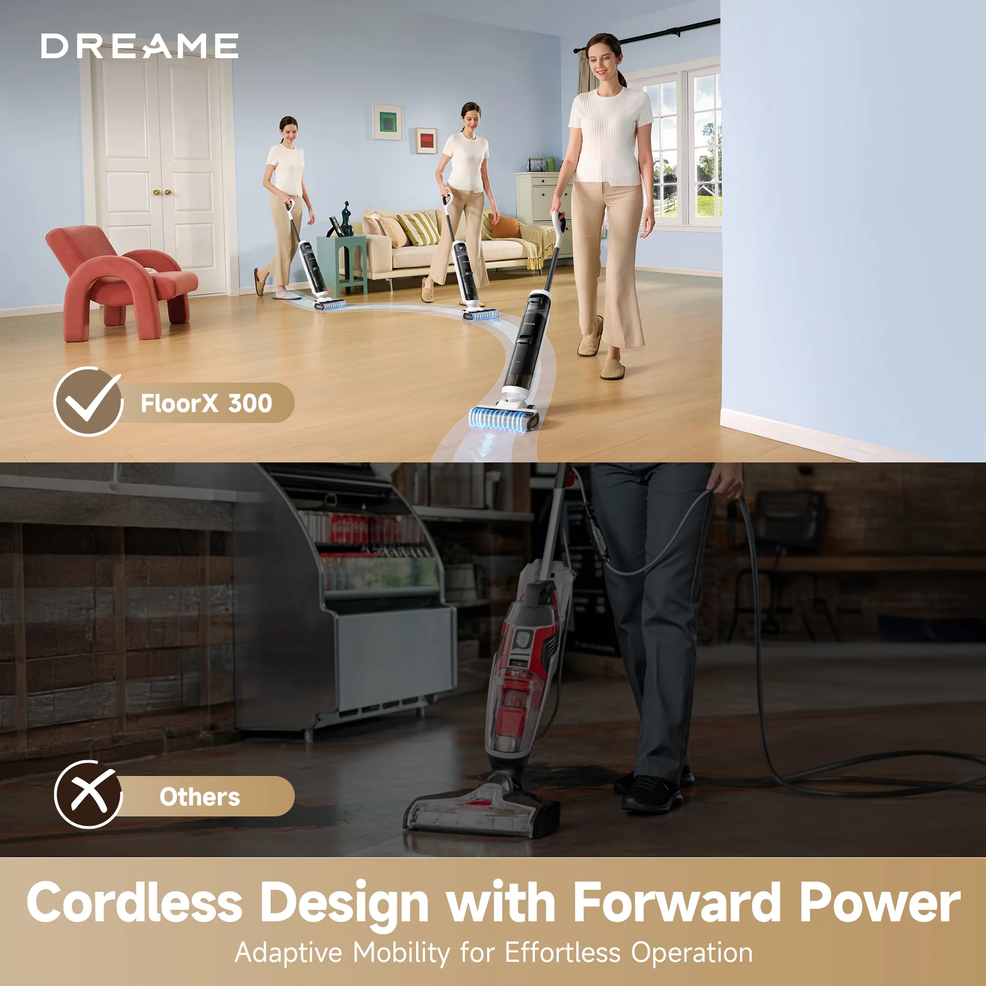 Dreame FloorX 300 Wet Dry Vacuum Cleaner - Image 6