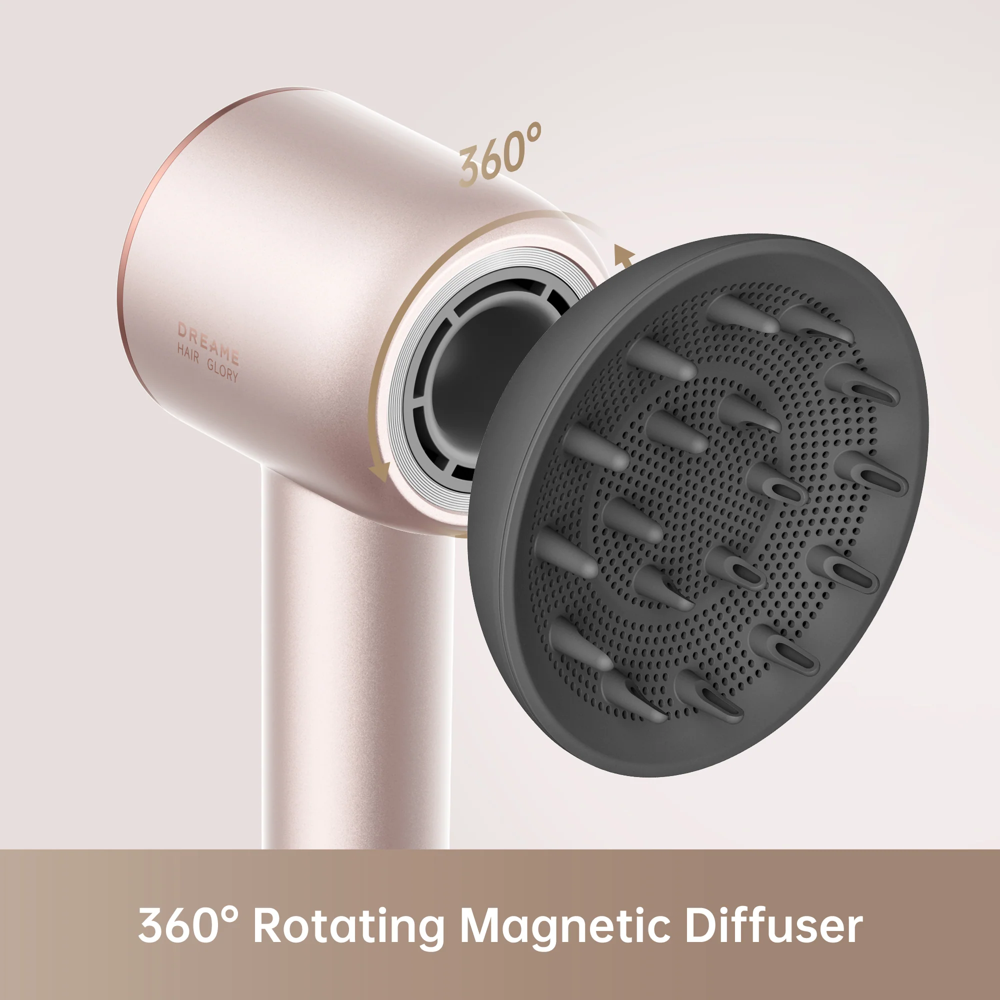 Dreame Glory Pro Hair Dryer, 2 Mins Fast Drying, 4 temperatures and 2 speeds - Image 11