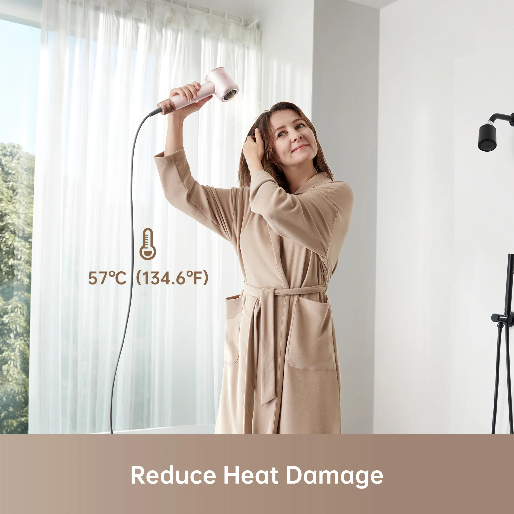 Dreame Glory Pro Hair Dryer, 2 Mins Fast Drying, 4 temperatures and 2 speeds - Image 8