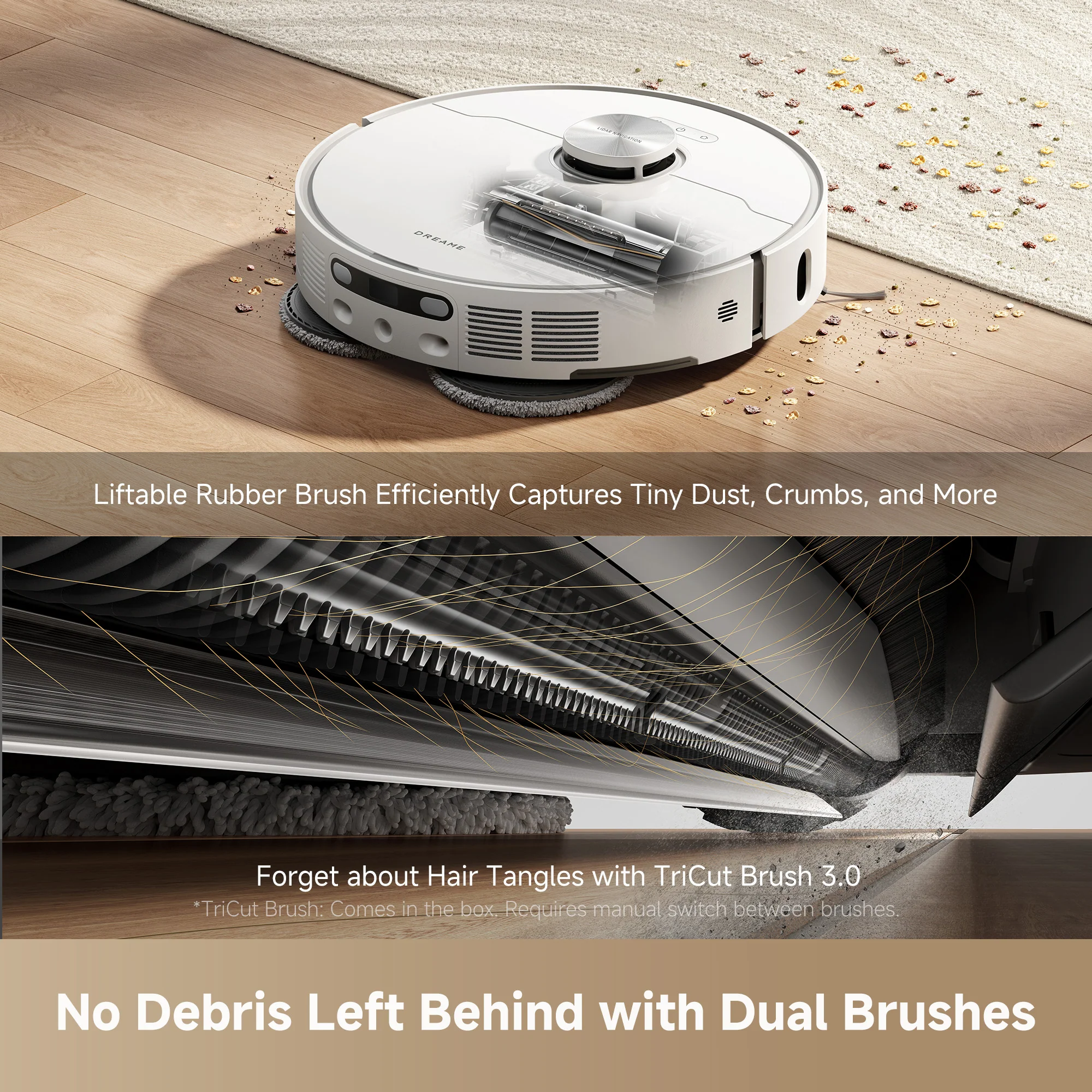 Dreame GoVac 500 Robot Vacuum and Mop - Image 3