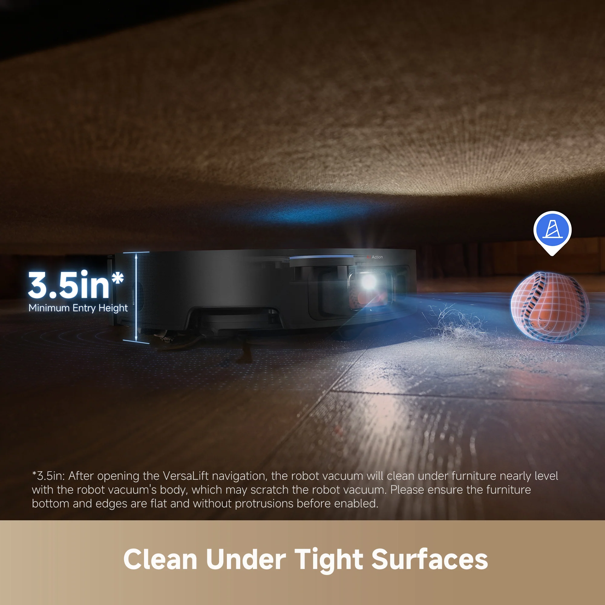 Dreame GoVac 800 Robot Vacuum and Mop - Image 3
