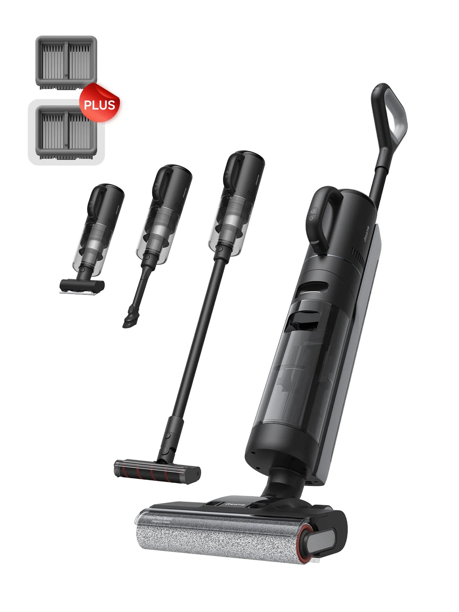 Dreame H12 Dual Vacuum Mop Cleaning Bundle, 1 more Filter