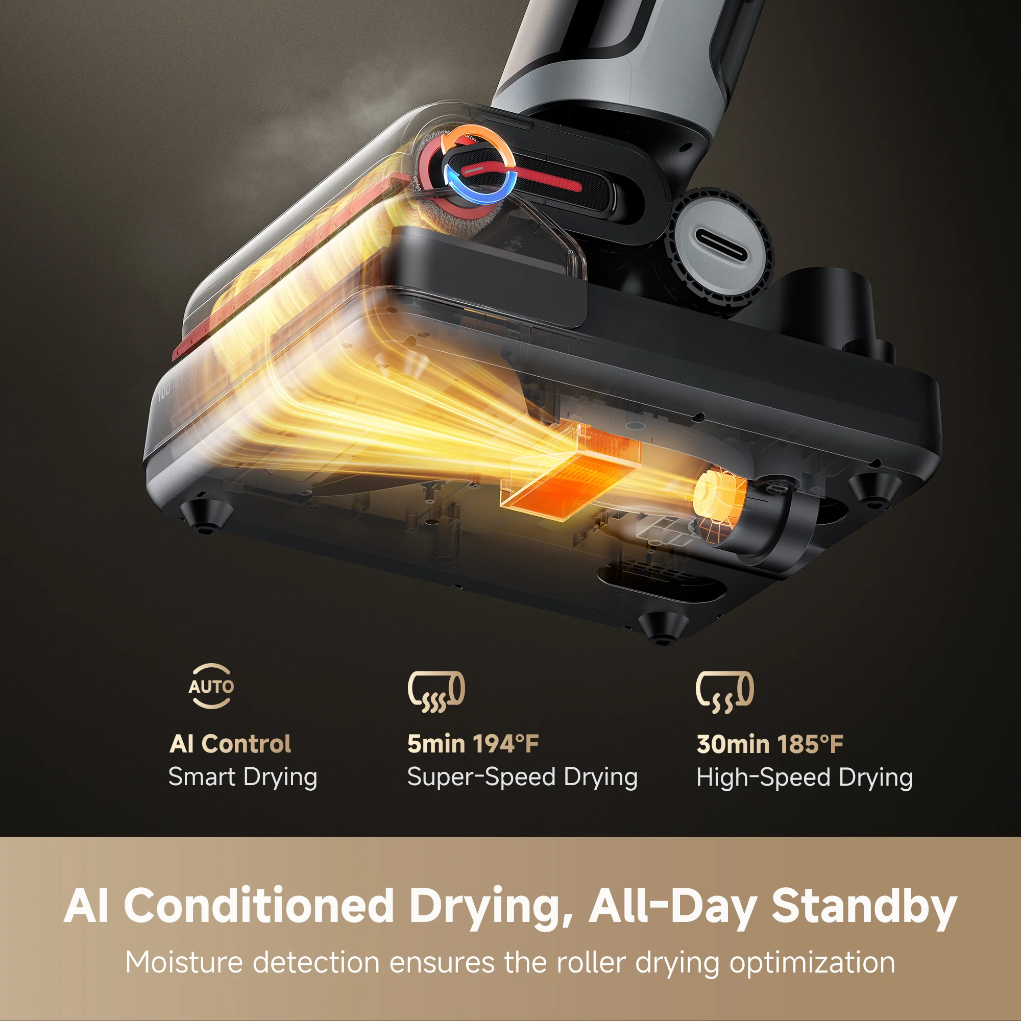 Dreame H15 Pro Heat Wet Dry Vacuum Cleaner, 1 more Filter - Image 9