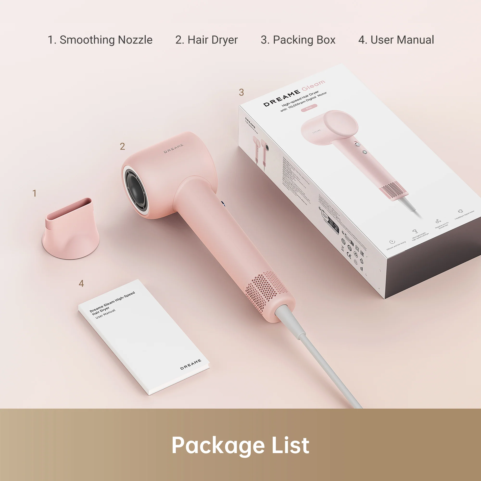 Dreame Hair Gleam High-Speed Hair Dryer - Image 4