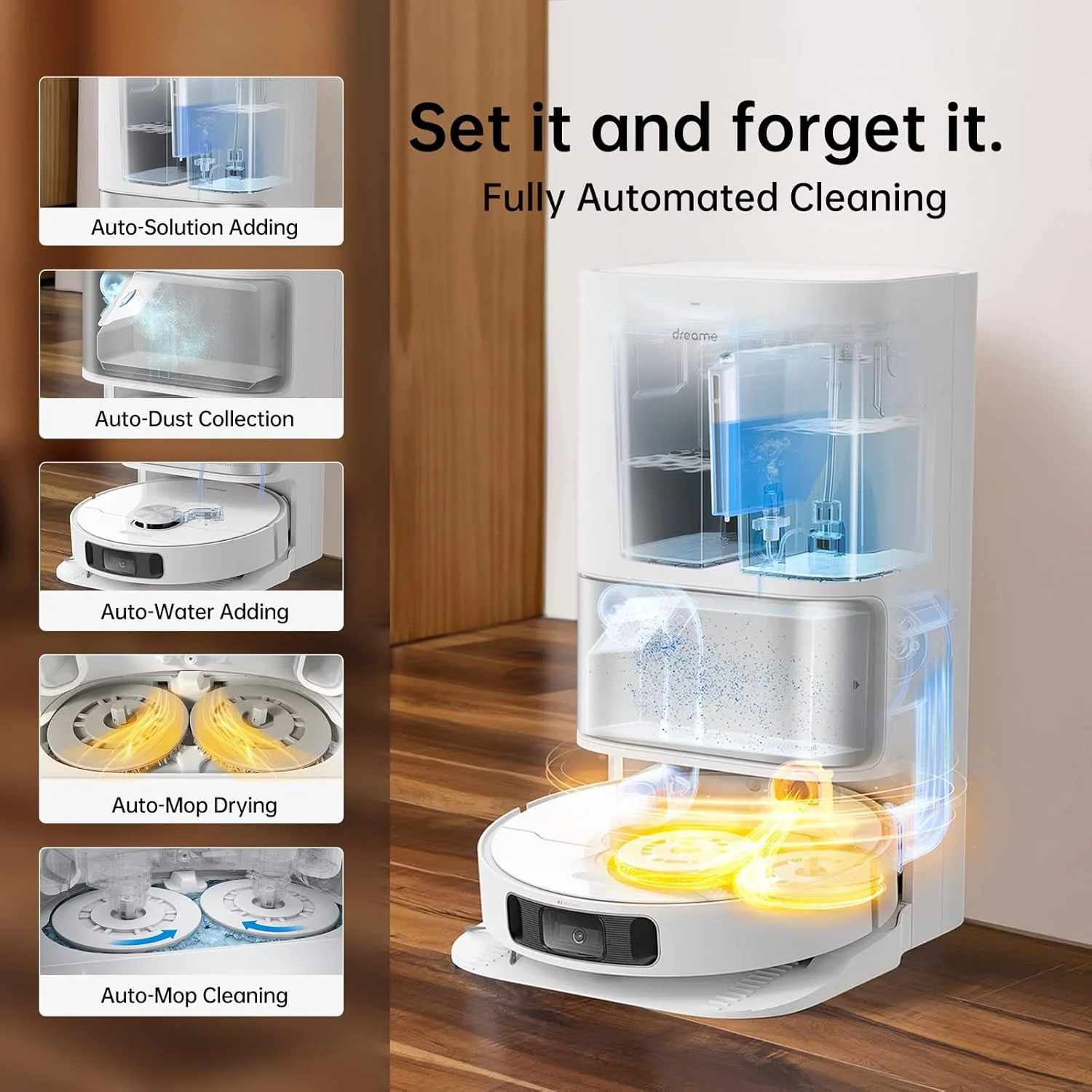 Dreame L10s Ultra Robot Vacuum Cleaning Bundle, 3 Extra Dust Bags - Image 2