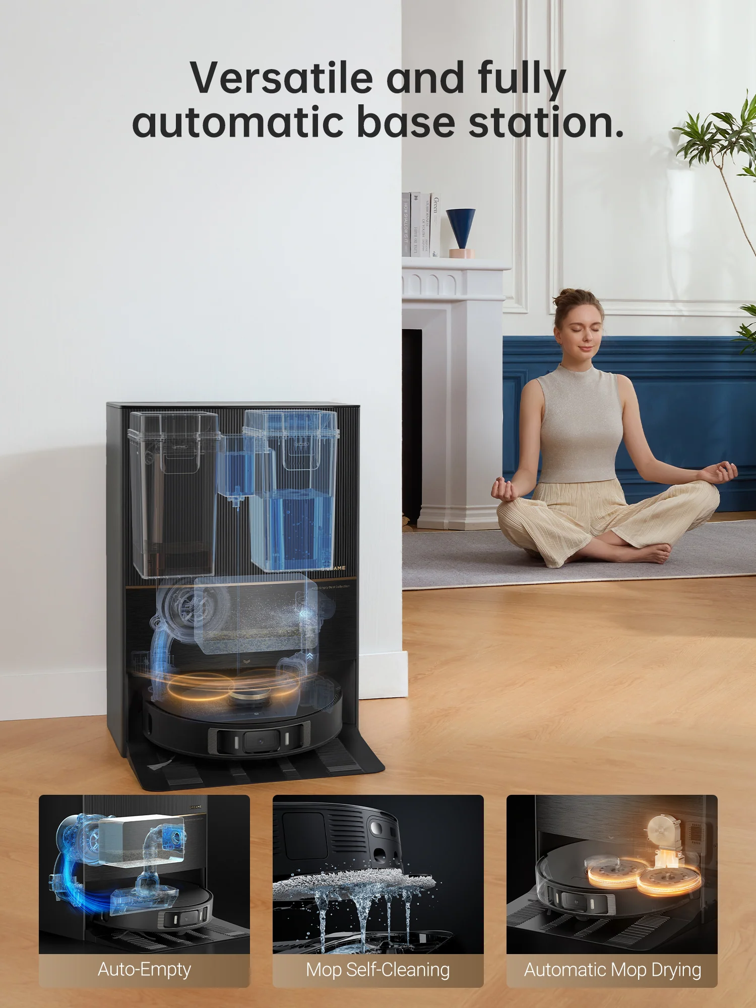 Dreame L20 Ultra Cleaning Bundle 2-in-1 Robot Vacuum and Mop, 3 Extra Dust Bags - Image 2