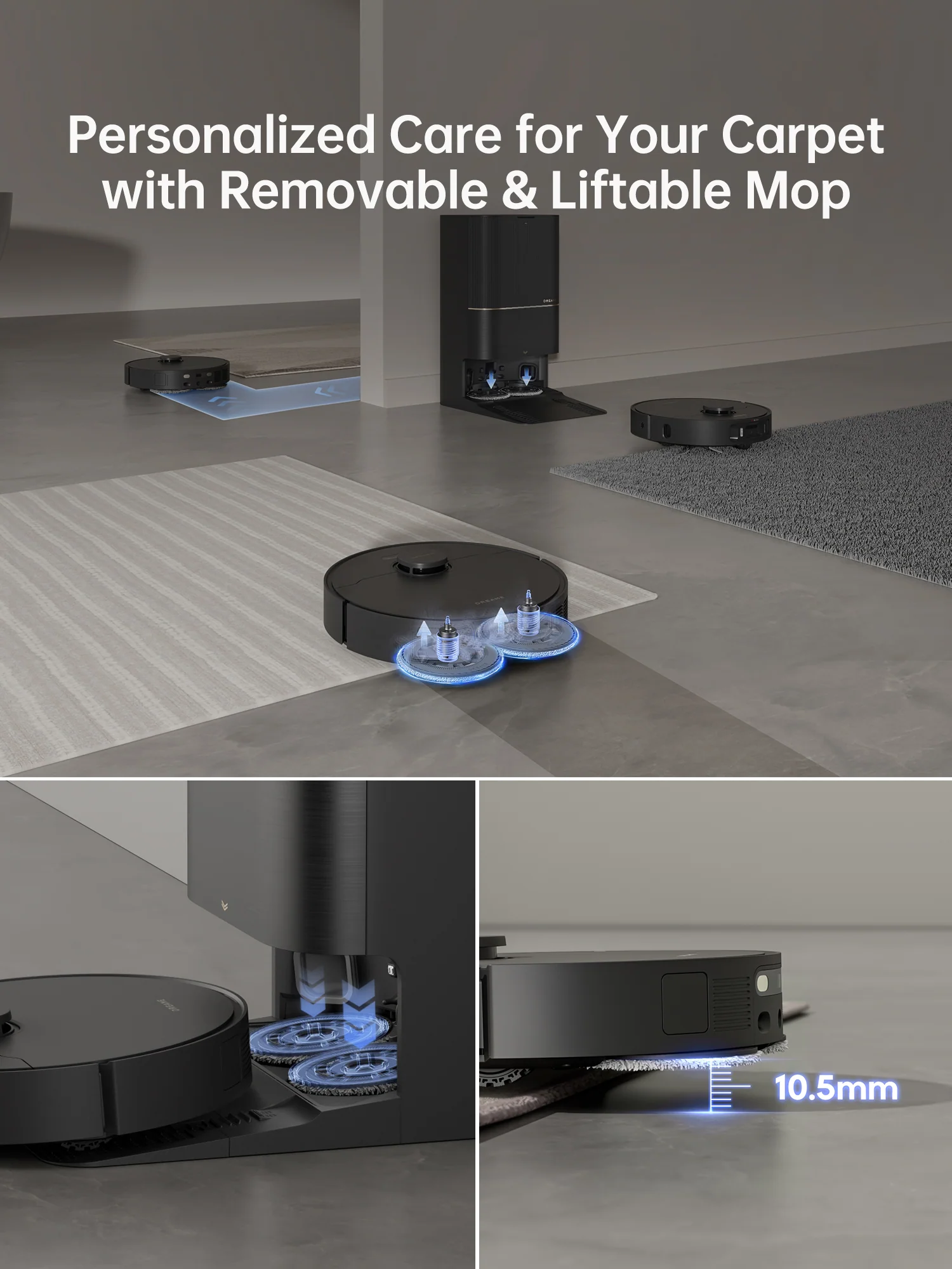 Dreame X30 Ultra Robot Vacuum Cleaning Bundle, 3 Extra Dust Bags - Image 8