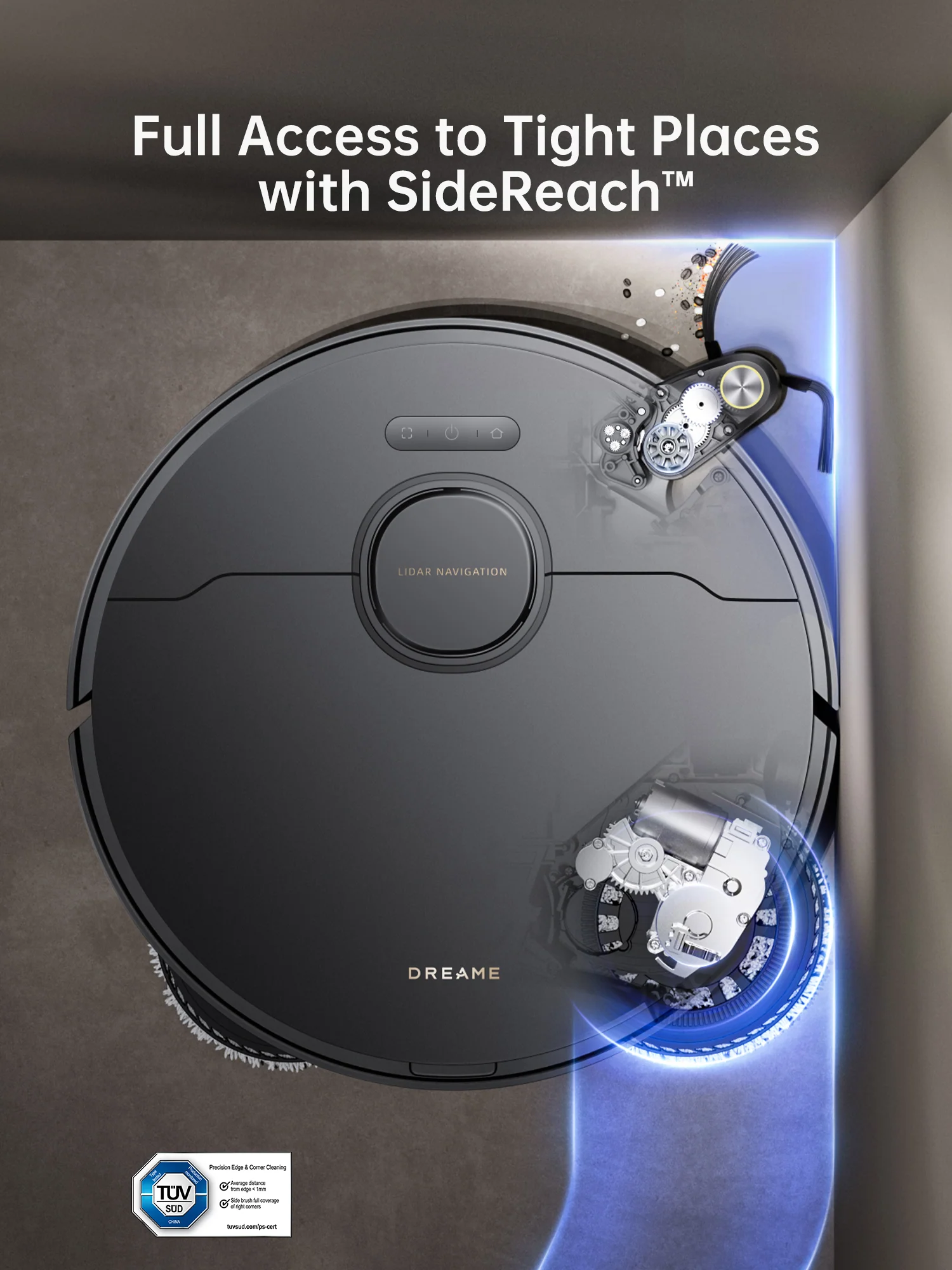 Dreame X40 Ultra Cleaning Bundle, Robot Vacuum and Mop, 3 Extra Dust Bags - Image 2