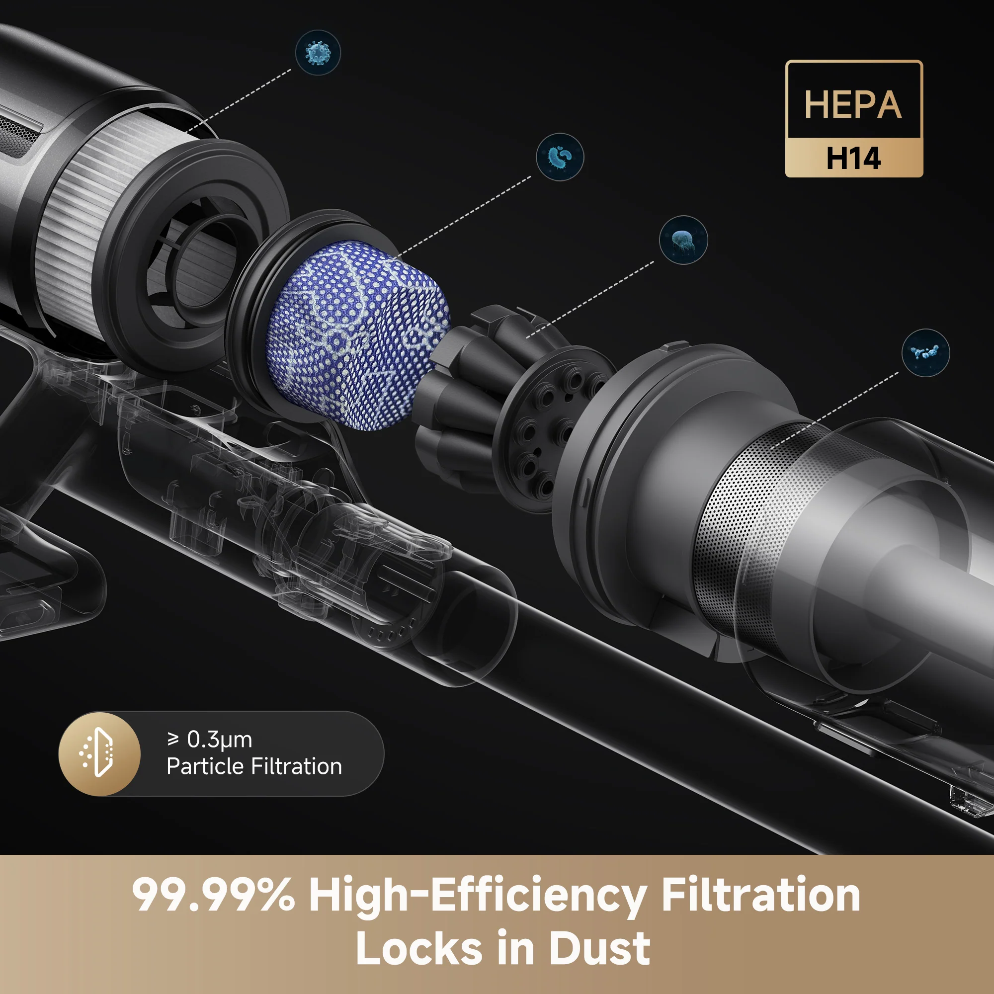 Dreame Z30 Essential Cordless Stick Vacuum - Image 3