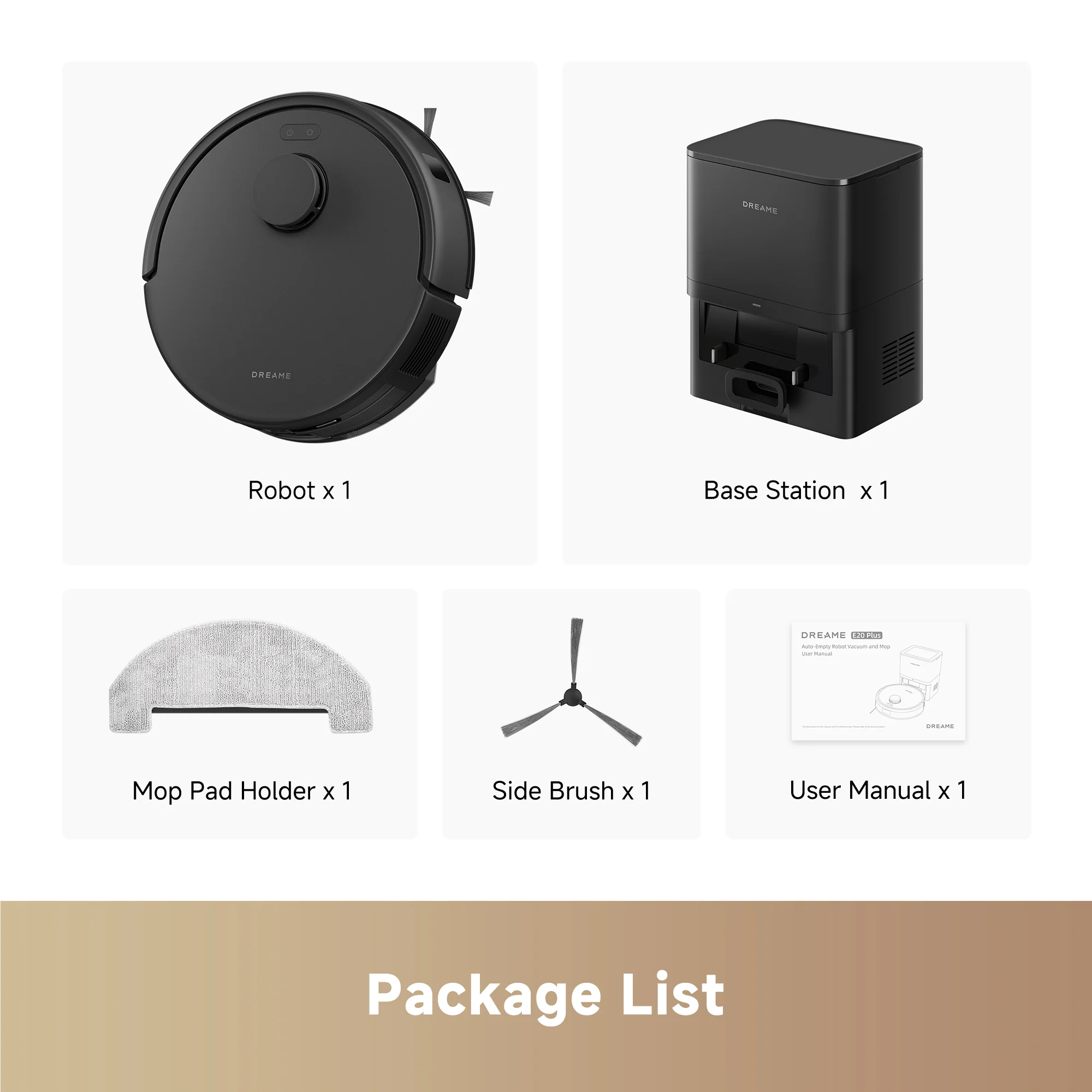 Dreame 3-in-1 E20 Plus Robot Vacuum and Mop with Smart Technology - Image 8