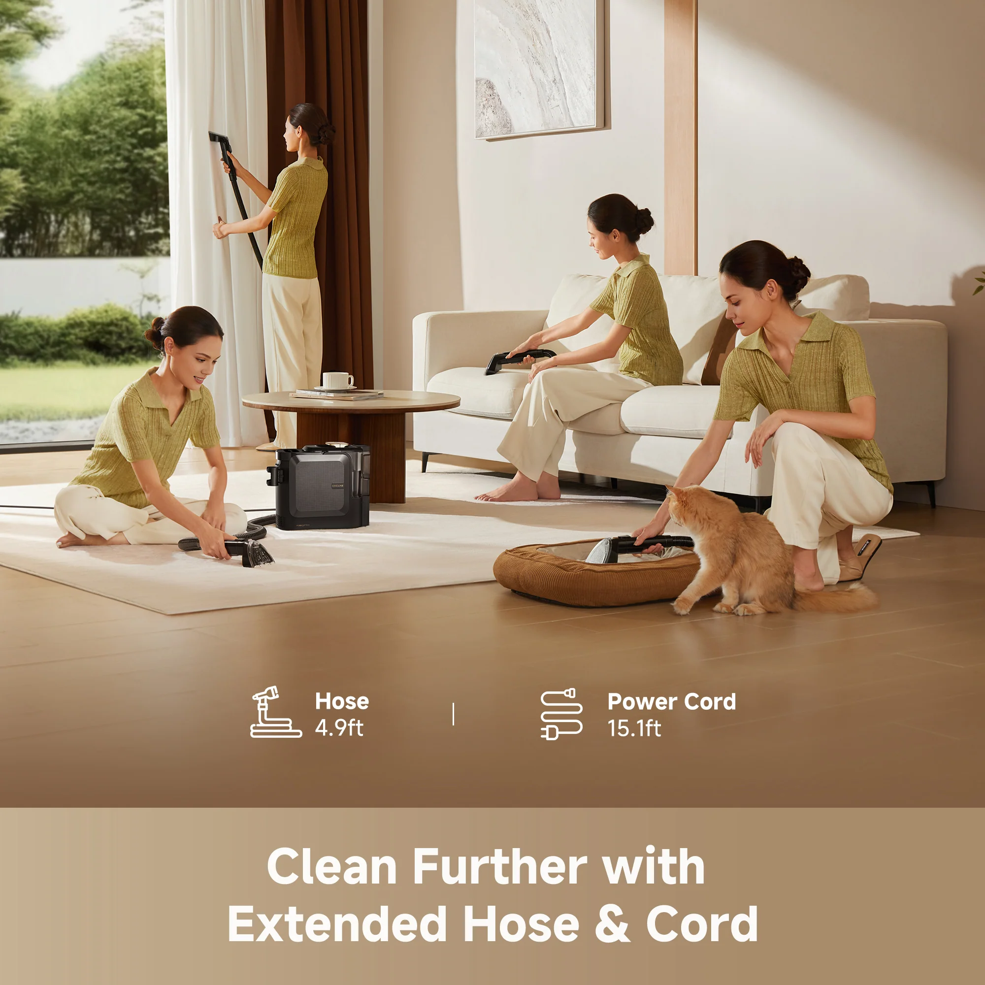 Dreame N20 Steam Portable Carpet Cleaner - Image 13
