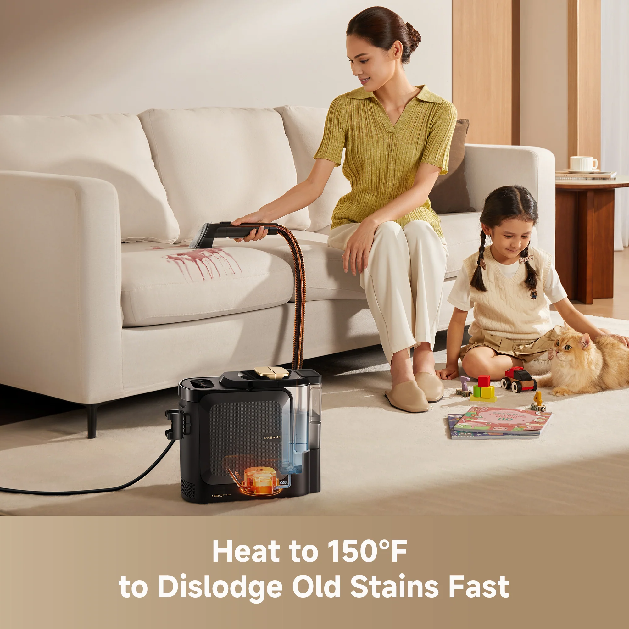 Dreame N20 Steam Portable Carpet Cleaner - Image 5