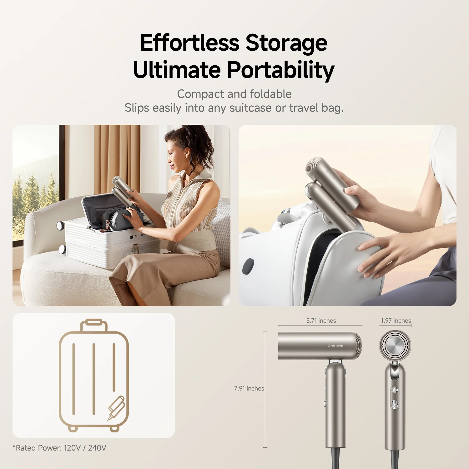 Dreame Pocket Pro High Speed Hair Dryer - Image 2